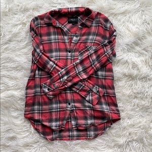Rails flannel button-down top